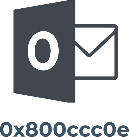 Outlook error 0x800ccc0e